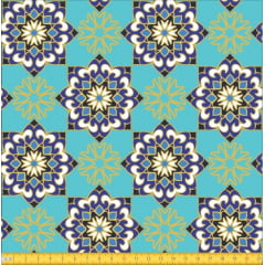 Tecido Tricoline Estampado Mandalas Jardim Do Oriente Tifany 5069v02 Tecido Tricoline Estampado Mandalas Jardim Do Oriente Tifany 5069v02
