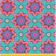 Tecido Tricoline Estampado Mandalas Flor Do Oriente Tifanny 6170v01 Tecido Tricoline Estampado Mandalas Flor Do Oriente Tifanny 6170v01